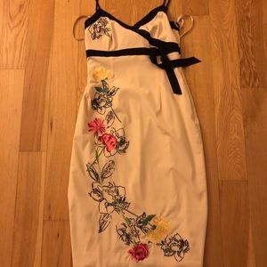 Karen Millen Silk with Roses Dress